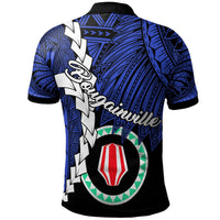 Papua New Guinea Autonomous Region of Bougainville Province Polynesian Polo Shirt Tribal Wave Tattoo - Polynesian Pride