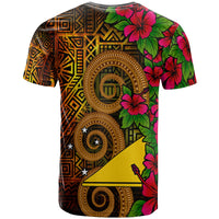 Tokelau Polynesian Custom T Shirt Hibiscus Vintage - Polynesian Pride