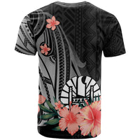 Tahiti Custom T Shirt Polynesian Hibiscus Pattern Style - Polynesian Pride