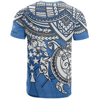 Kosrae Polynesian T Shirt Kosrae Flag Hibiscus Turtle - Polynesian Pride