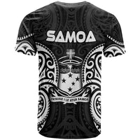 Samoa Polynesian Custom T Shirt Samoa Spirit White - Polynesian Pride