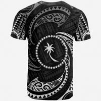 Chuuk Micronesia Custom T Shirt White Tribal Wave - Polynesian Pride