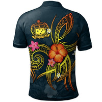 Polynesian Hawaii Custom Polo Shirt Legend of Samoa (Blue) - Polynesian Pride