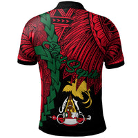 Papua New Guinea East Sepik Province Polynesian Polo Shirt Tribal Wave Tattoo - Polynesian Pride