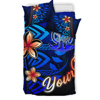 Vanuatu Custom Personalised Bedding Set - Vintage Tribal Mountain - Polynesian Pride
