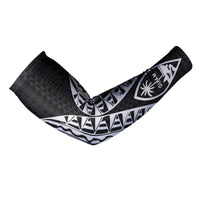 Guam Arm Sleeve Polynesian Pattern Black (Set of 2) - Polynesian Pride