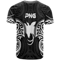 Papua New Guinea Polynesian Custom T Shirt PNG Spirit White - Polynesian Pride