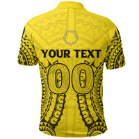 Custom Cook Islands Aitutaki Polo Shirt Tribal Pattern LT12 - Polynesian Pride