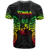 Tonga Polynesian Custom T Shirt Tongan Spirit Reggae - Polynesian Pride