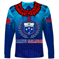 Manu Samoa Legend Long Sleeve Shirt - LT12 - Polynesian Pride