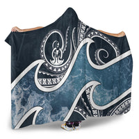 Vanuatu Polynesian Hooded Blanket - Ocean Style - Polynesian Pride