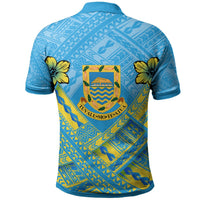 Tuvalu Polynesian Polo Shirt Tuvalu Flag Camisole Hibiscus Style - Polynesian Pride