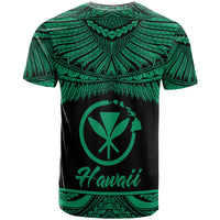 Hawaii Polynesian T Shirt Hawaii Pride Green Version - Polynesian Pride
