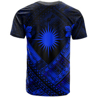 Marshall Islands Polynesian T Shirts Marshall Islands BlueFlag Camisole Hibiscus Style - Polynesian Pride