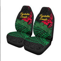 Vanuatu Espiritu Santo Car Seat Covers - Kava With Hibiscus - LT12 - Polynesian Pride