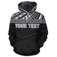 Samoa Polynesian Custom Hoodie Black Style - Polynesian Pride