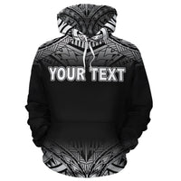 Vanuatu Polynesian Custom Hoodie Black Fog - Polynesian Pride