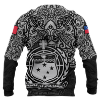 Samoa Polynesian Hoodie (Zip up) Pride of Samoa - Polynesian Pride
