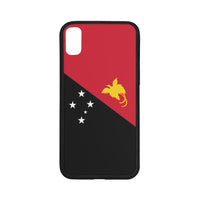 Papua New Guinea Flag Phone Case One Size iPhone X Red & Black - Polynesian Pride