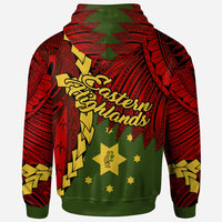 Papua New Guinea Eastern Highlands Province Polynesian Hoodie Tribal Wave Tattoo - Polynesian Pride