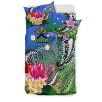 South Sea Islanders Kanakas Hibiscus Polynesia Bedding Set - LT2 - Polynesian Pride