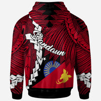Papua New Guinea Sandaun Province Polynesian Zip Hoodie Tribal Wave Tattoo - Polynesian Pride