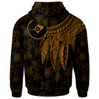 Yap Hoodie Polynesian Wings (Golden) - Polynesian Pride