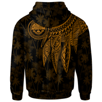 Federated States of Micronesia Hoodie Polynesian Wings (Golden) - Polynesian Pride