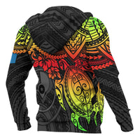 Yap Polynesian Hoodie Reggae Turtle - Polynesian Pride