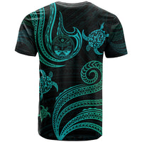 Marshall Islands T Shirt Polynesian Turtle With Pattern - Polynesian Pride