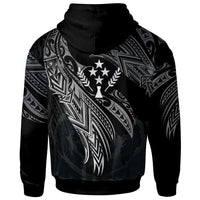 Kosrae Polynesian Hoodie Legend White Version - Polynesian Pride