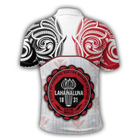 Hawaii Polo Shirt Kanaka Lahainaluna High School Polo Shirt Demodern Style - Polynesian Pride
