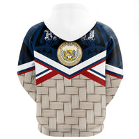 Hawaii Lauhala Coat of Arms Zip Hoodie - Polynesian Pride