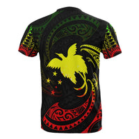Papua New Guinea Polynesian T Shirt Reggae Tribal Wave - Polynesian Pride