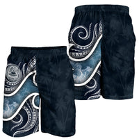 American Samoa Polynesian Men's Shorts - Ocean Style - Polynesian Pride