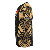 Kiribati T Shirt Kiribati Coat Of Arms Polynesian Tattoo Gold Style - Polynesian Pride