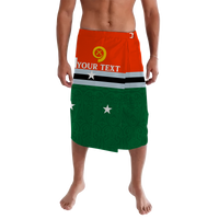 Custom Penama Vanuatu Province Lavalava Flag Style LT12 Lavalava Black - Polynesian Pride