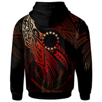 Cook Island Polynesian Hoodie Legend Red Version - Polynesian Pride