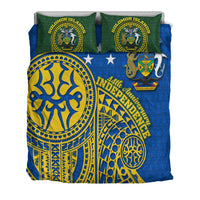 Solomon Islands Independence Anniversary 44th Years Bedding Set - LT12 - Polynesian Pride