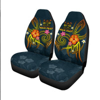 Fiji Polynesian Personalised Car Seat Covers - Legend of Fiji (Blue) - Polynesian Pride