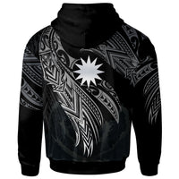 Nauru Polynesian Hoodie Legend White Version - Polynesian Pride