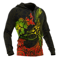 Hawaii Hoodie Polynesian Humpback Whale - Polynesian Pride