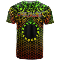 Polynesian Cook Islands T Shirt Reggae Vintage Polynesian Patterns - Polynesian Pride