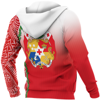 Tonga Zip up Hoodie Ocean Waves - Polynesian Pride