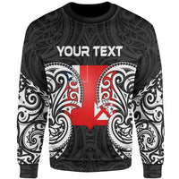 Wallis and Futuna Polynesian Custom Personalised Sweater - Spirit Style White Unisex White - Polynesian Pride