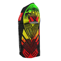 Wallis and Futuna T Shirt Wallis and Futuna Coat of Arms Polynesian Tattoo Reggae Style - Polynesian Pride