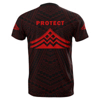 Hawaii Mauna Kea Polynesian T Shirt Red - Polynesian Pride