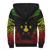 Austral Islands Sherpa Hoodie - Polynesian Chief Reggae Version - Polynesian Pride
