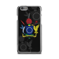 Cook Islands Phone Case - Coat Of Arms iPhone 6s Black One Style - Polynesian Pride