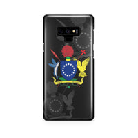 Cook Islands Phone Case - Coat Of Arms Samsung Galaxy Note 9 Black One Style - Polynesian Pride